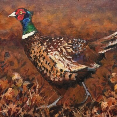 Pheasant in Flower